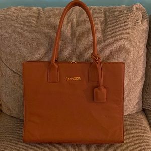 JOY & IMAN split leather bag. NWOT
